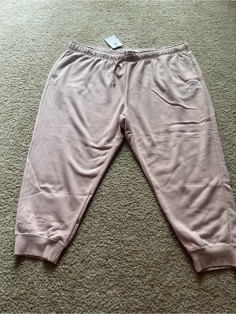 Nike standard fit mid rise joggers nwt